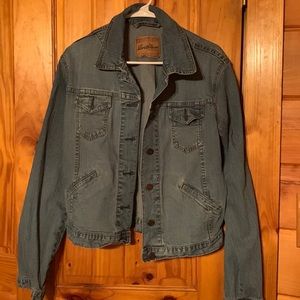 Womens Levi Strauss Blue Jean Jacket Size Large